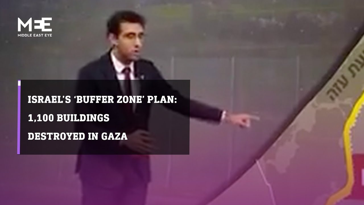 Israel has destroyed 1,100 buildings in Gaza for &lsquo;buffer zone&rsquo; plan