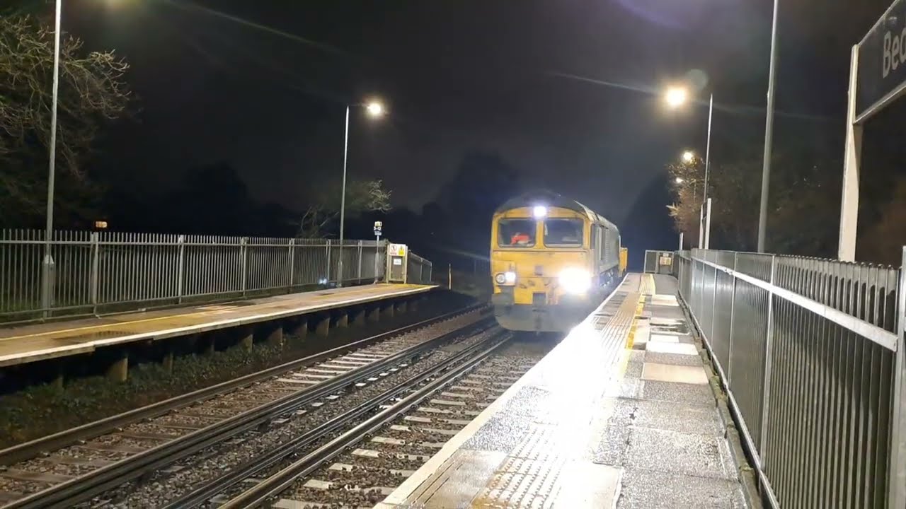 A Few Evening Trains At Bedhampton, 24-01-2026. 