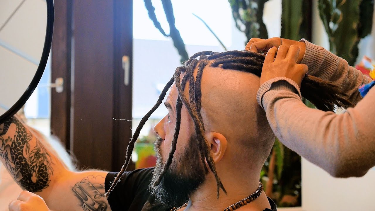 Franz: Hätte nicht gedacht, dass das so heftig wird! Viking Style Dreadlocks mit Extensions