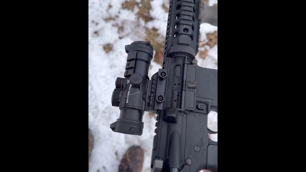 Review and sight adjustment of Vortex Spitfire 3X optic.