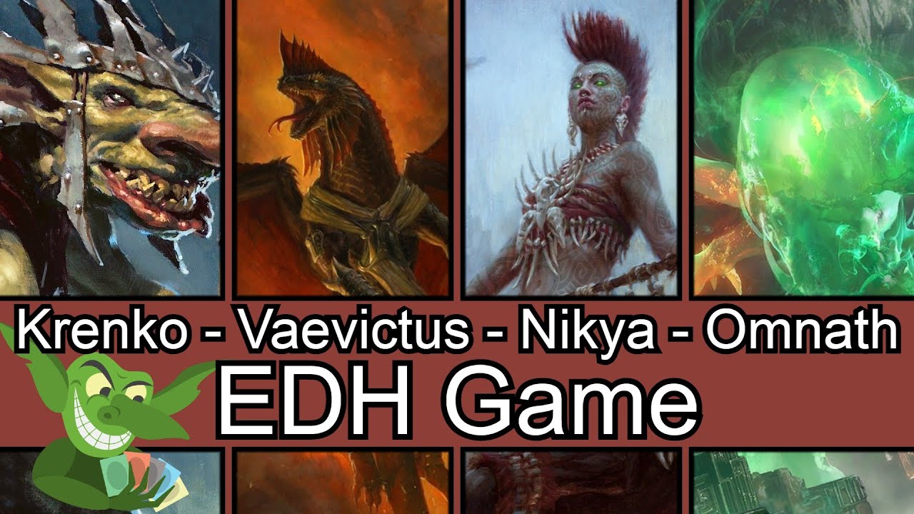 Krenko vs Vaevictus vs Nikya vs Omnath (Gruul) EDH / CMDR game play for Magic: The Gathering