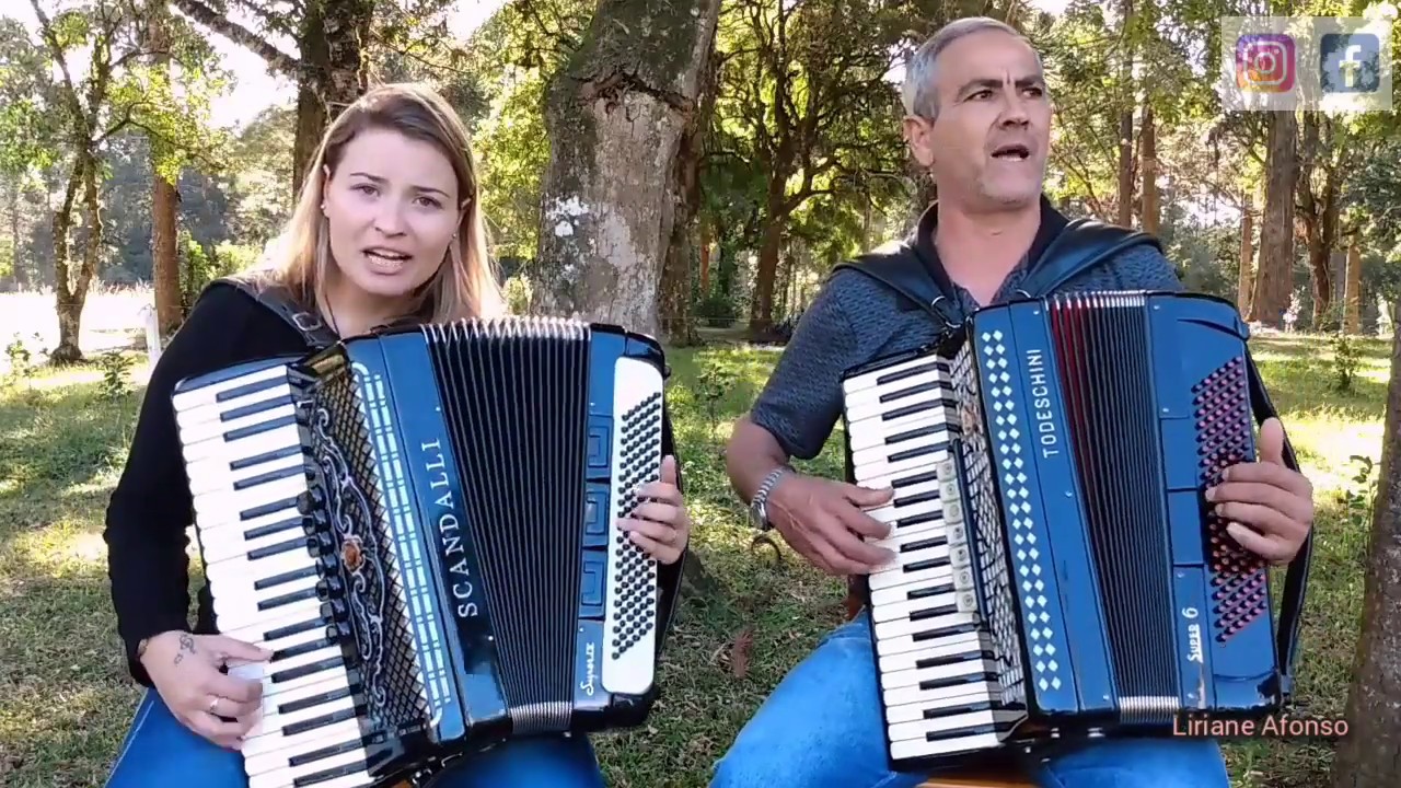 Liriane Afonso e seu Pai (As Coisas Do Meu Rincão - José Mendes)