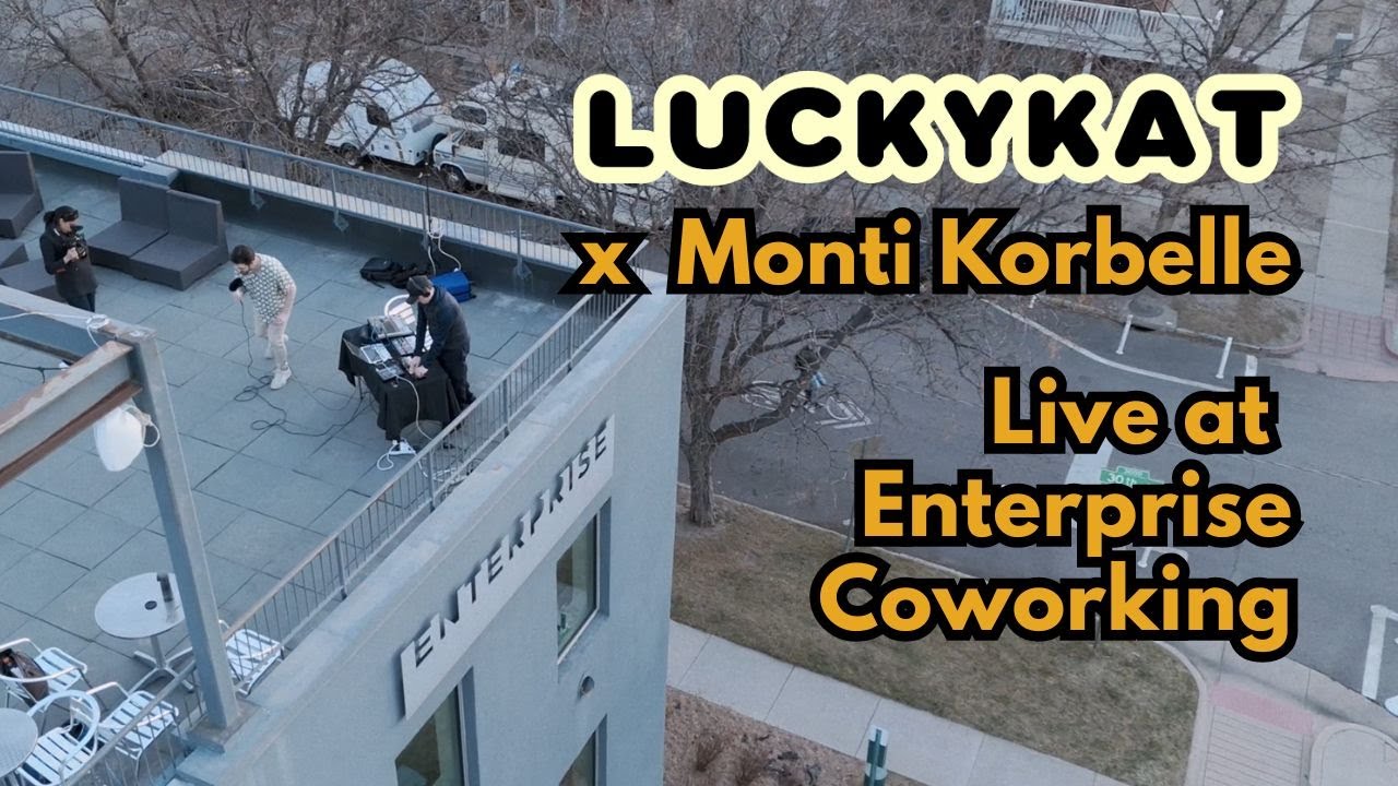 LUCKYKAT x Monti Korbelle - Jam 1 at Enterprise Coworking | Korg Volca FM2 + Volca Drum + Microfreak