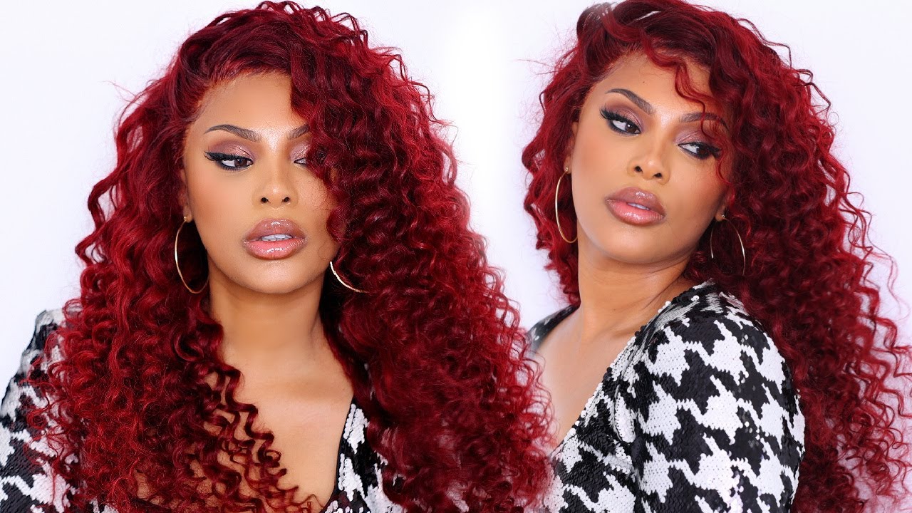 HOW TO GET CHERRY RED HAIR | WIG TRANSFORMATION