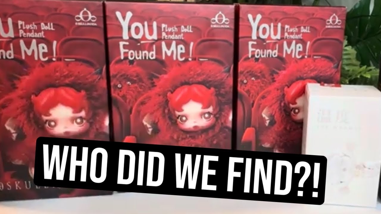 NEW SKULLPANDA YOU FOUND ME PENDANTS UNBOXING OMG!