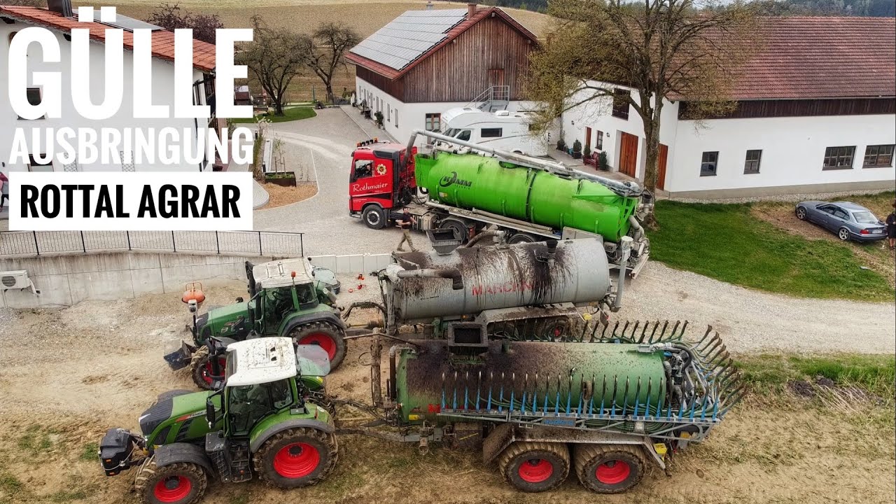 Gülle ausbringen | Fendt 820, Fendt 718, Fendt 724