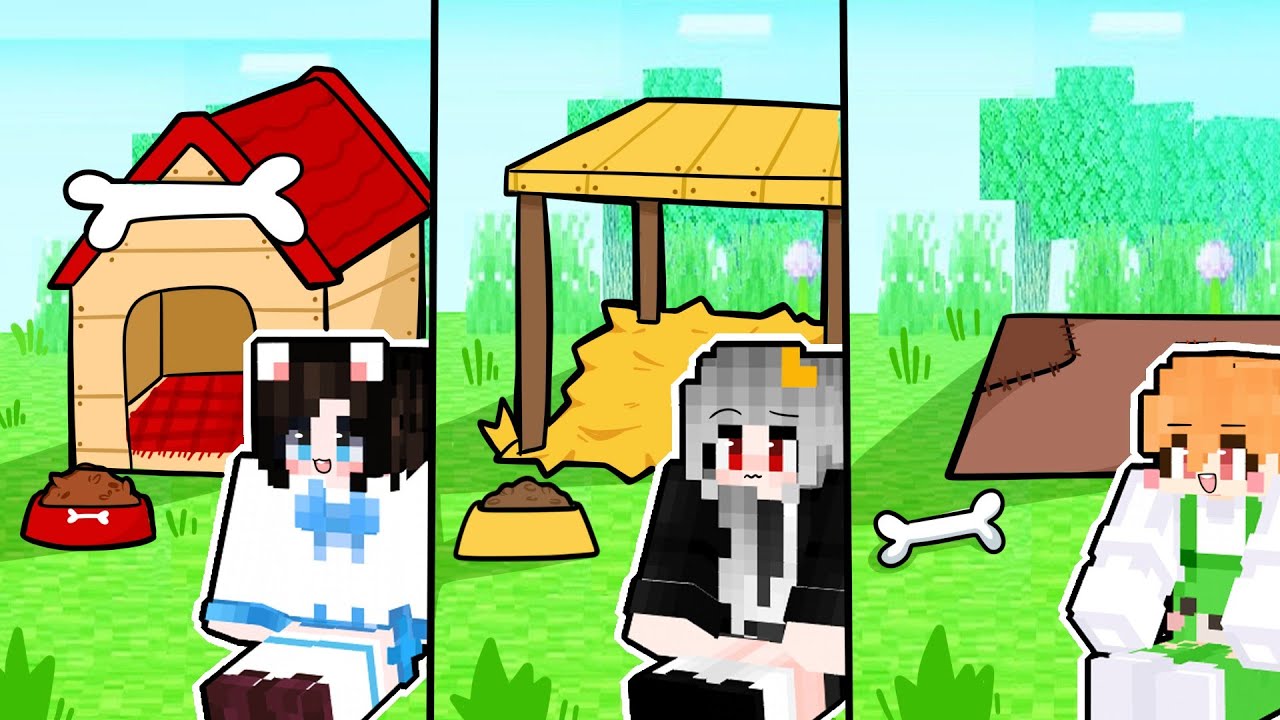 Mèo Simmy Giàu Có Xây Nhà Mới Cho Bé Mưa Trong Minecraft