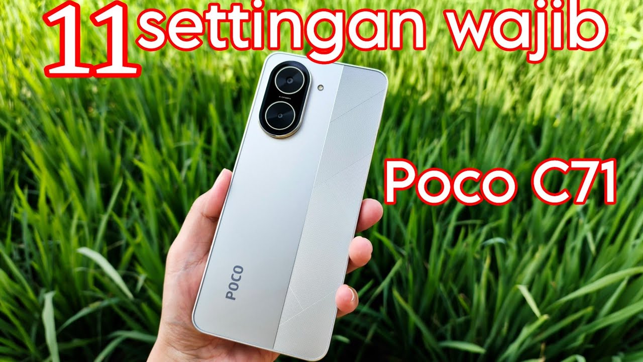 Settingan WAJIB Poco C71 Tips & Trik