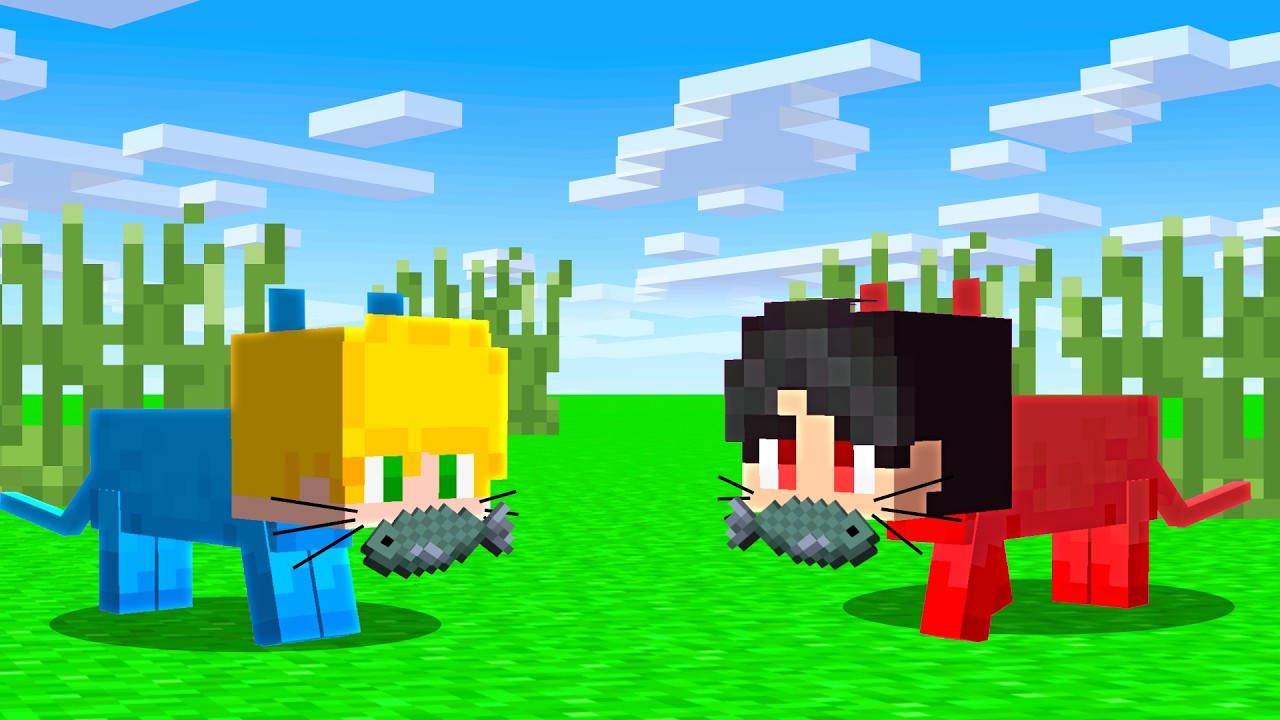 Жизнь КОТА в Minecraft!