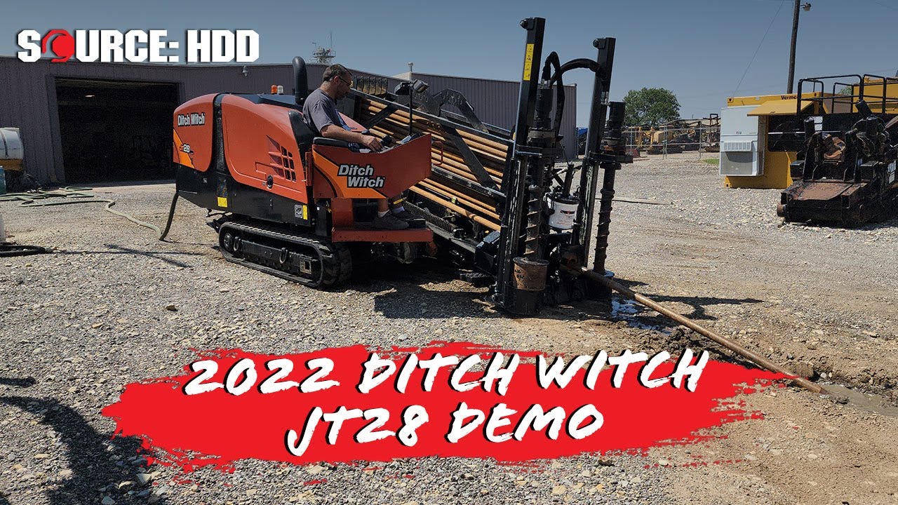 2022 Ditch Witch JT28 drill demo | SOURCE: HDD
