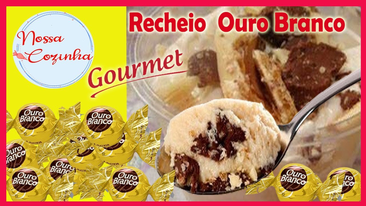Você não vai acreditar no sabor desse recheio! Recheio Ouro Branco - Ideal para bolos e tortas!