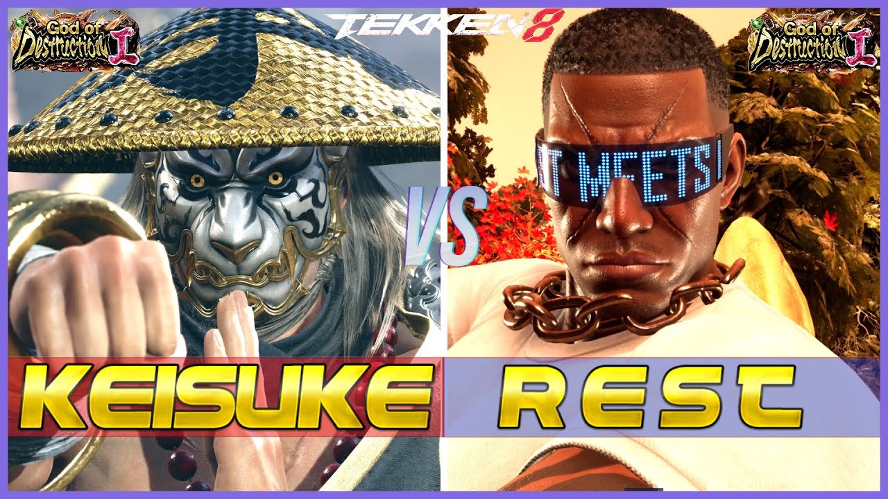 T8 ▰ KEISUKE (Heihachi) Vs REST (Raven) ▰ Tekken 8 High Level Gameplay