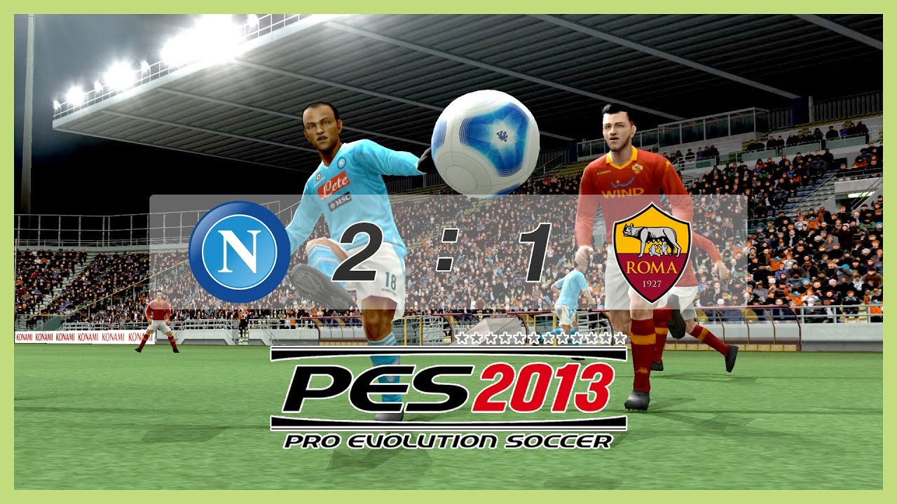 PES2013 HIGHLIGHTS | SSC Napoli : AS Roma