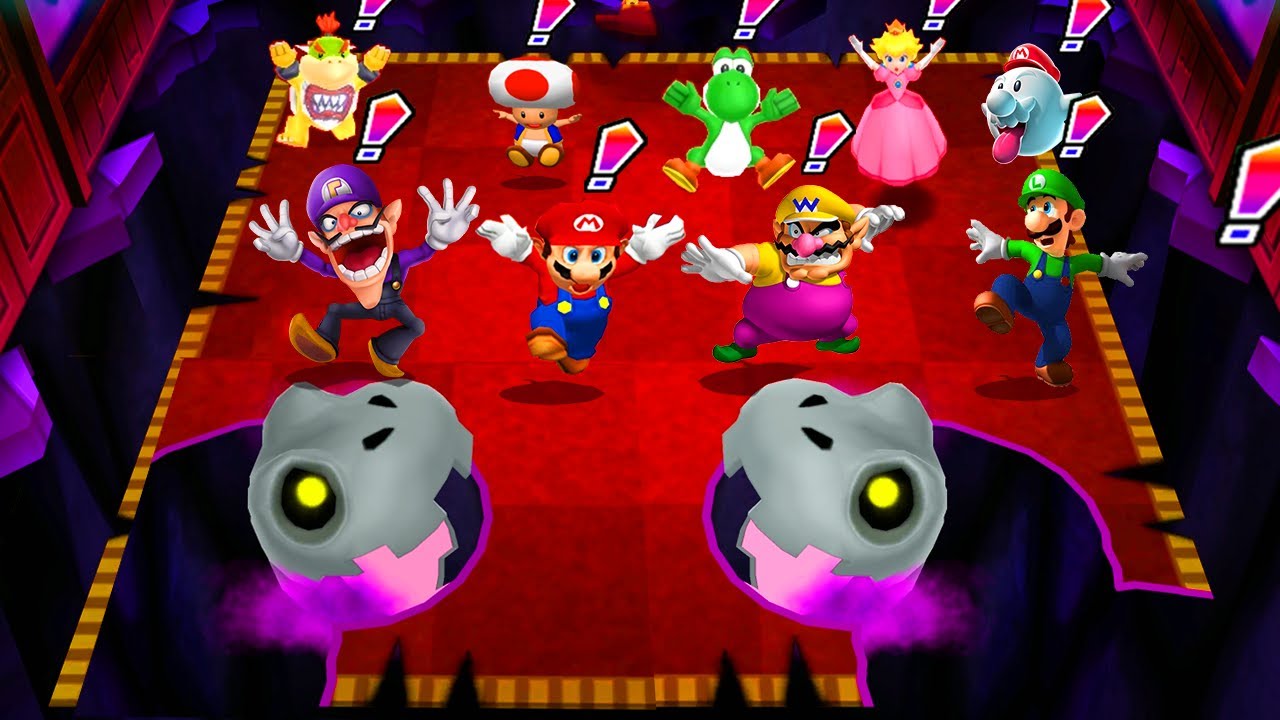 Mario  Party 3DS Minigames - Mario vs His Friends