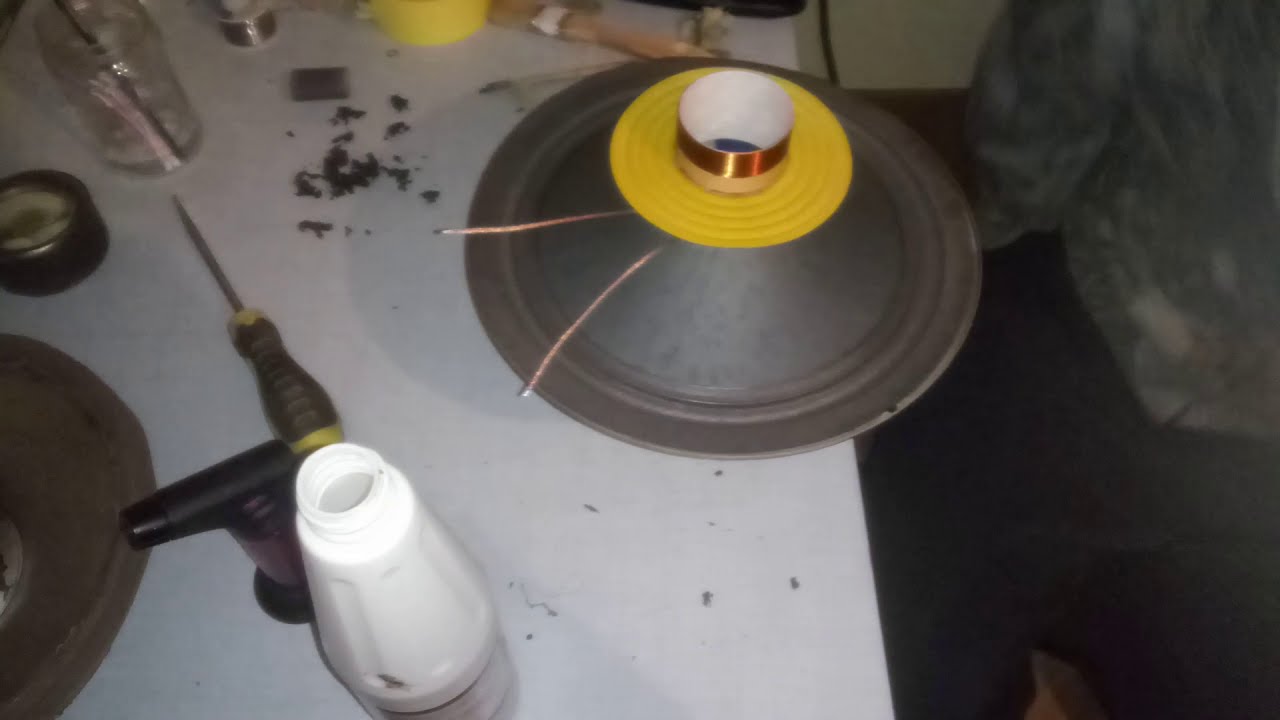 Regeneracja Unitra Tonsil GDN 25/40/3 po oczyszczenia kosza z resztek kleju i wklejania resora cz 3