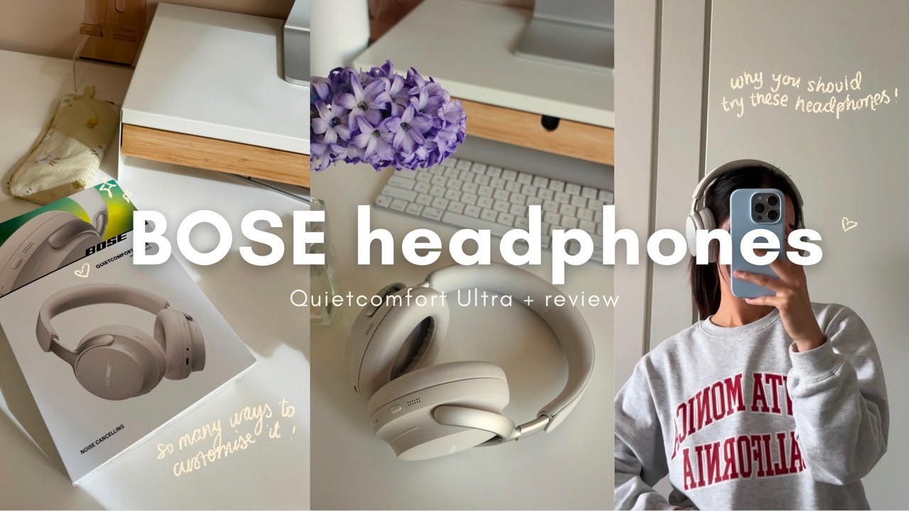 🎧 Bose QuietComfort Ultra headphones | aesthetic unboxing + review