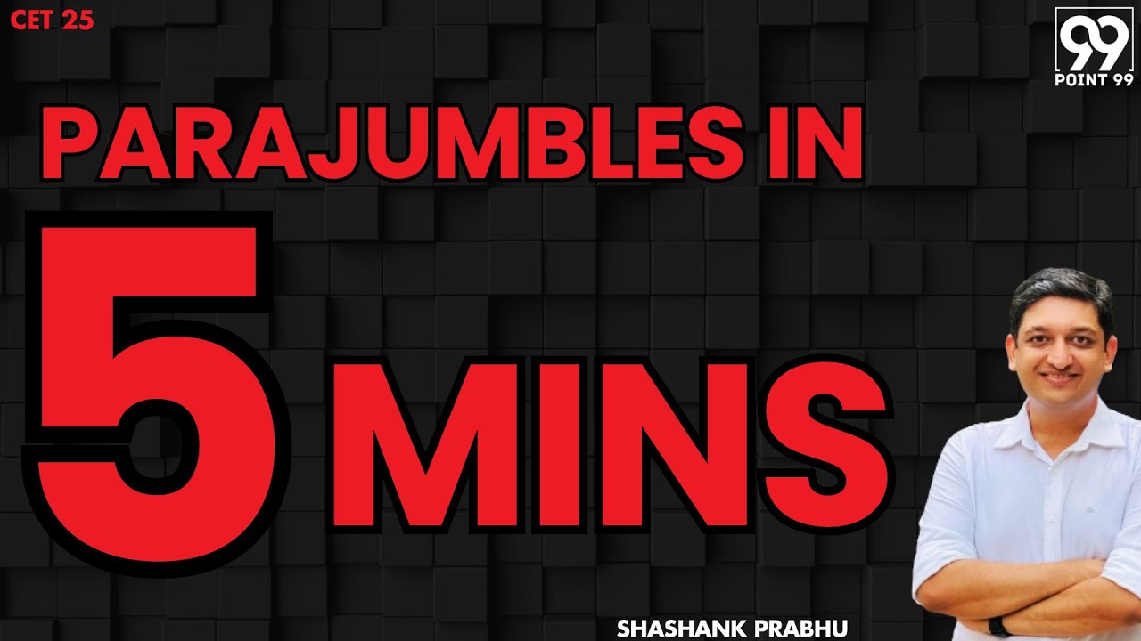 Parajumbles in 5 Minutes | Shashank Prabhu