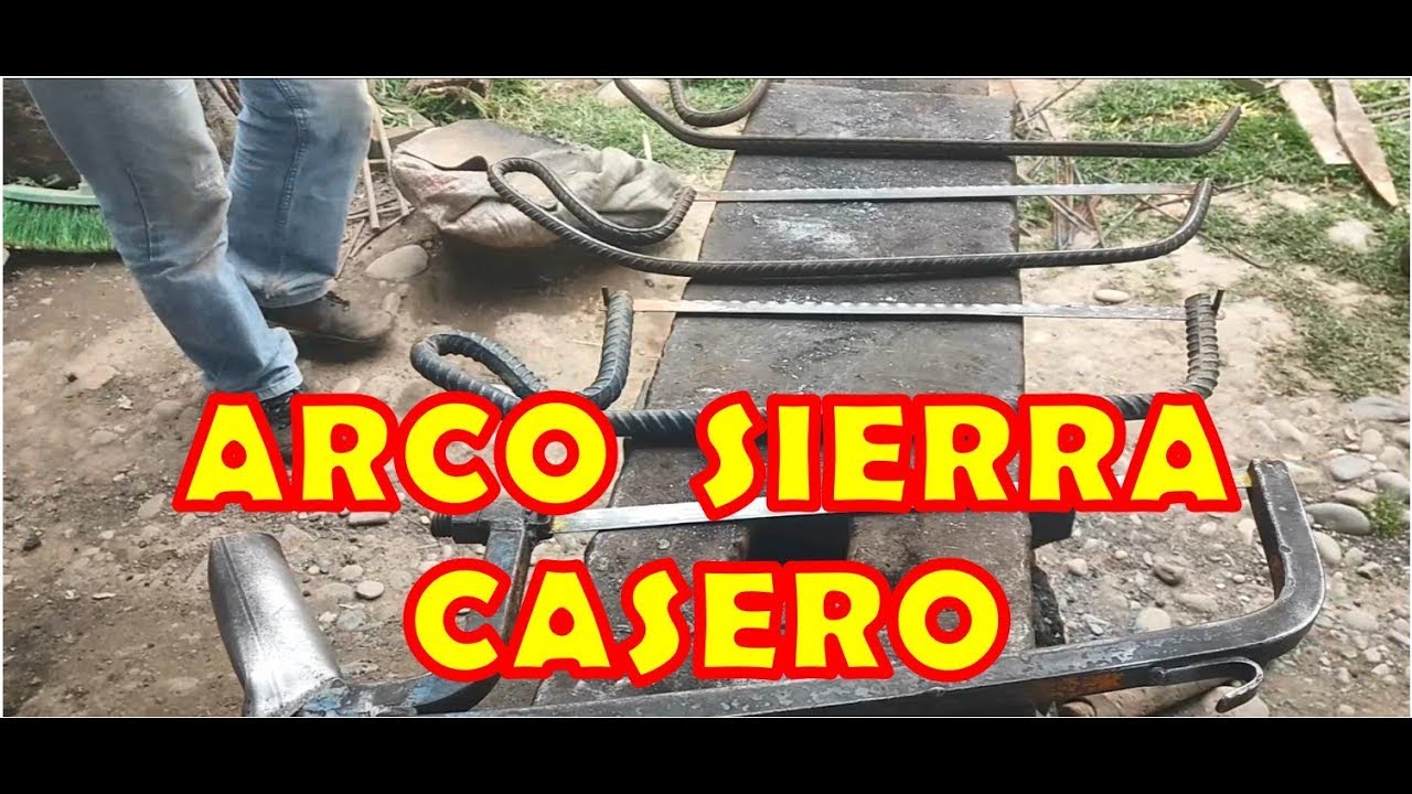 Arco sierra casera - (Segueta artesanal)   Hecho en Casa