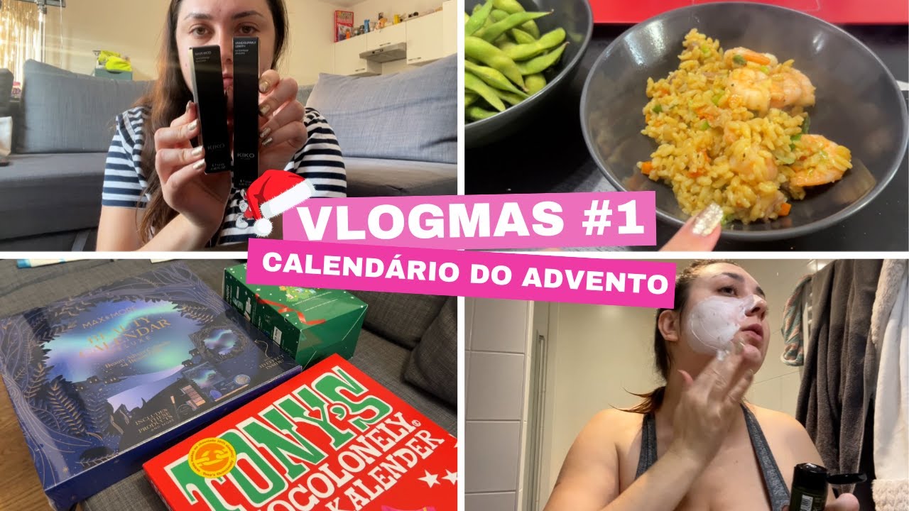 COMPRINHAS DA BLACK FRIDAY + CALENDÁRIO DO ADVENTO + CURSO DE AUTO MAQUIAGEM - VLOGMAS #1