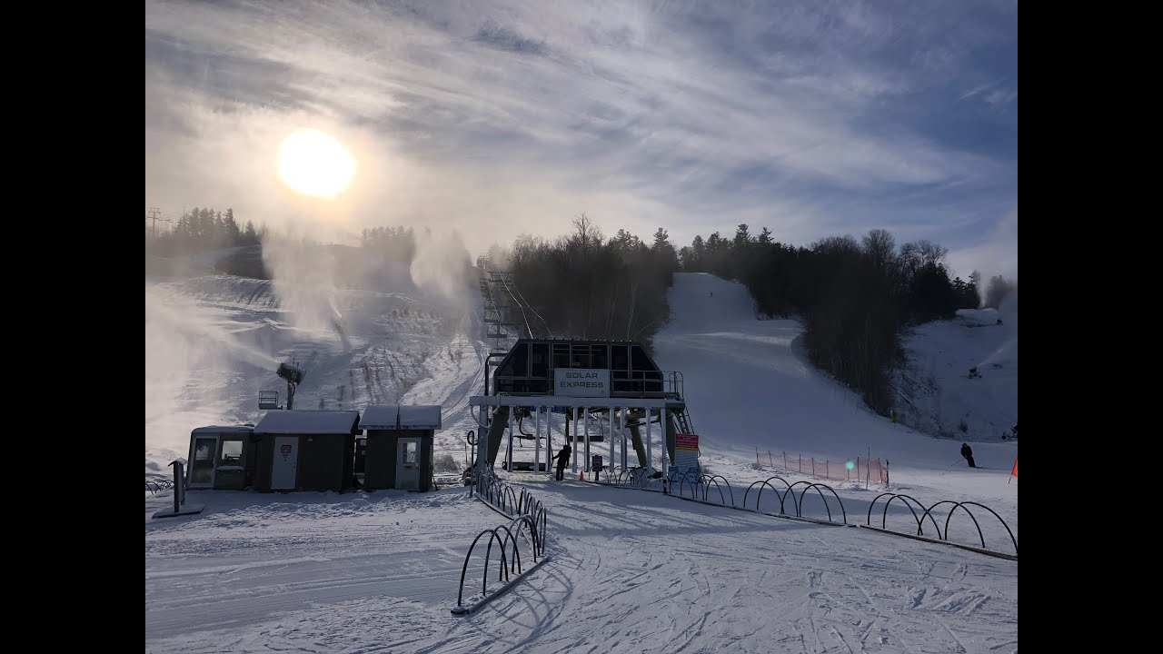 Solar Quad Chairlift at Calabogie Peaks Resort