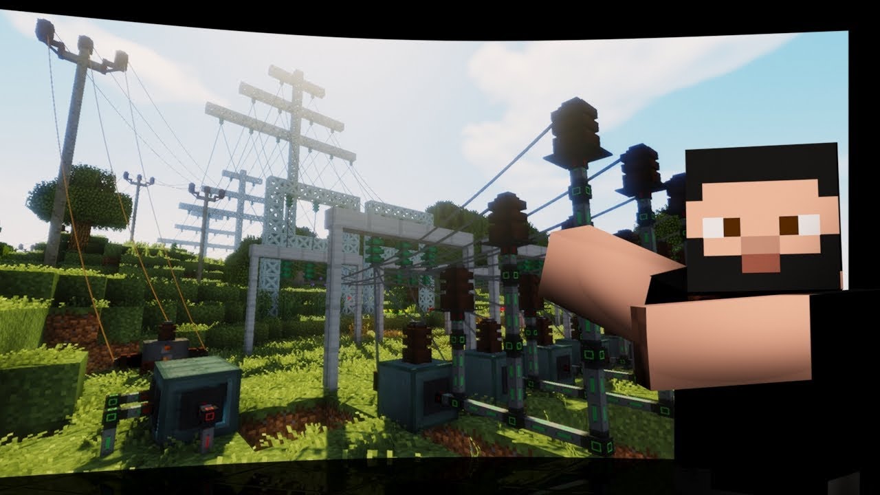 ⚡Umspannwerk und Hochspannungsleitung⚡ | Minecraft [ Let's Show #010 ]