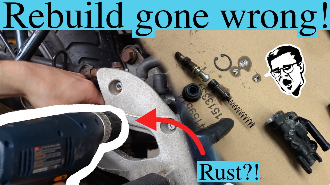 Rear Master Rebuild How to - Yamaha '92 XJ600