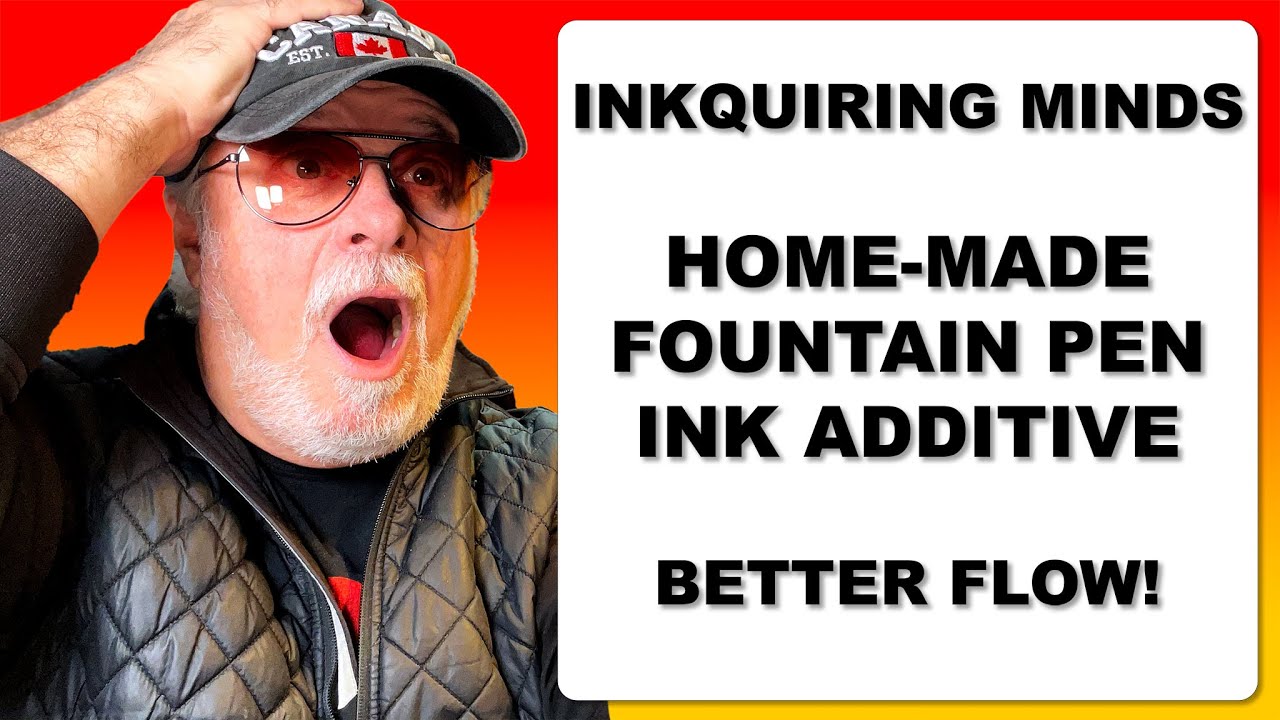 This Home-Made Additive Will Make Your Ink Flow Much Better