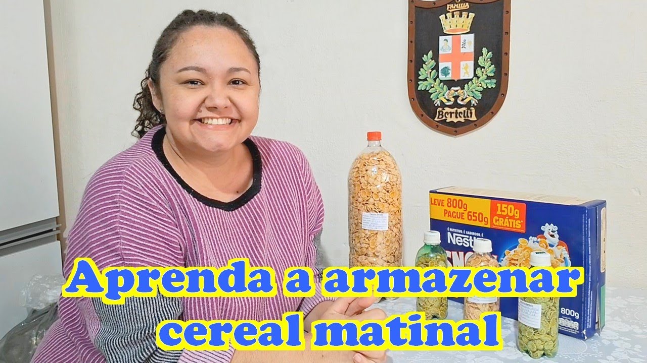 Como armazenar Sucrilhos #cereal #sucrilhos #estoque #armazenamento #sobrevivencialismo #alimentos