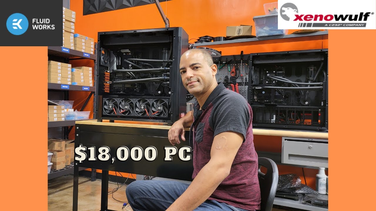 $18,000 PC by EK Fluid Works: Xenowulf S5000