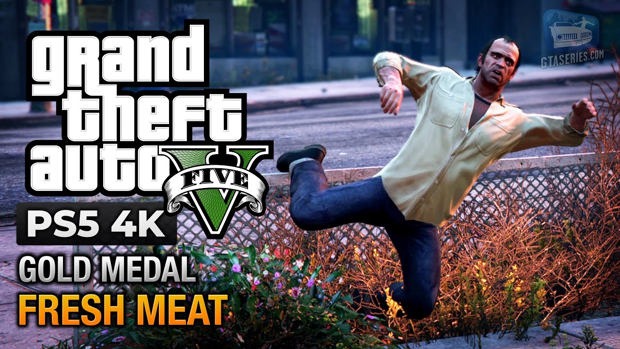 GTA 5 PS5 - Mission #58 - Fresh Meat [Gold Medal Guide - 4K 60fps]