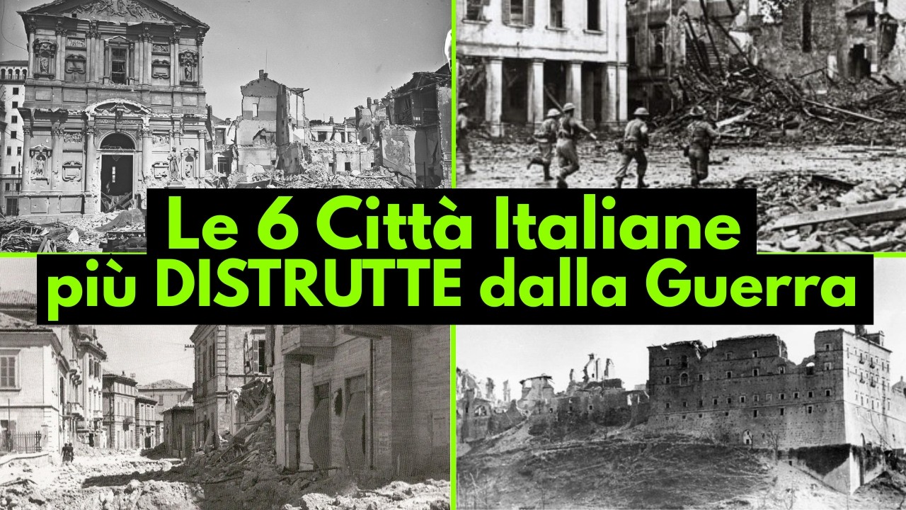 6 Città Italiane CANCELLATE dalla Guerra (La N.1 è Sparita!)