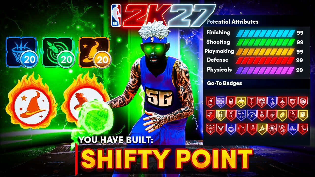 *НОВИНКА* ЛУЧШИЙ, НЕВЕРОЯТНЫЙ СТИЛЬ РАЗЫГРЫВАЮЩЕГО В NBA 2K27! СВЕРХМОЩНЫЙ СТИЛЬ! Лучший билд 2k27