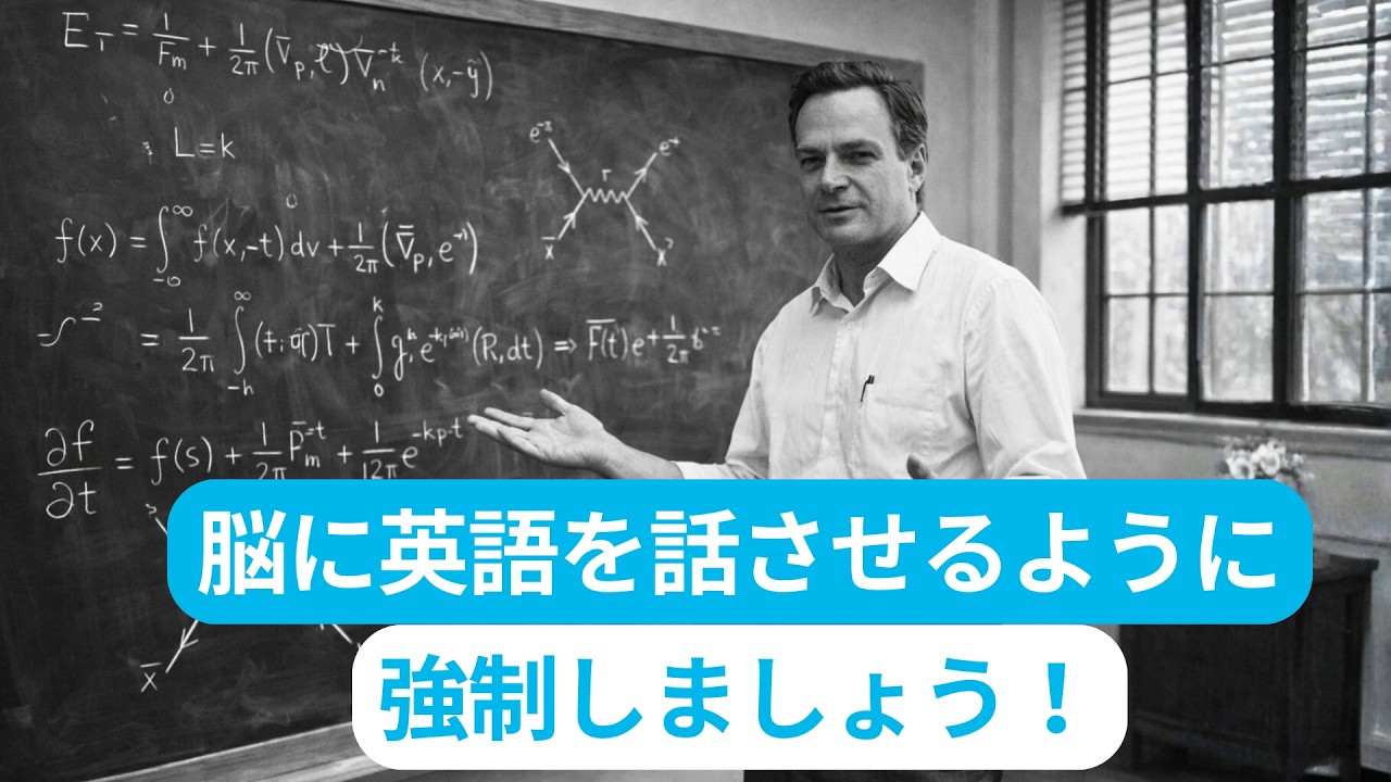脳に英語を強制せよ ― 学校が教えないファインマン・メソッド