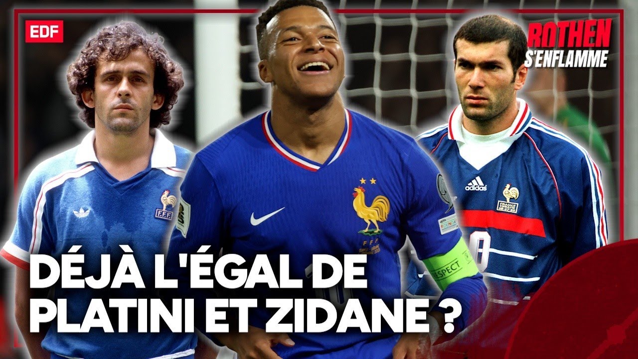 &Eacute;quipe de France : Mbapp&eacute; est-il d&eacute;j&agrave; l'&eacute;gal de Platini et Zidane ?