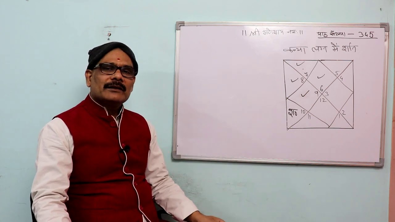 Falit Jyotish Path No. 345, कन्या लग्न में शनि यदि पंचम से अष्टम भाव तक स्थित हो तो क्या फल होंगे