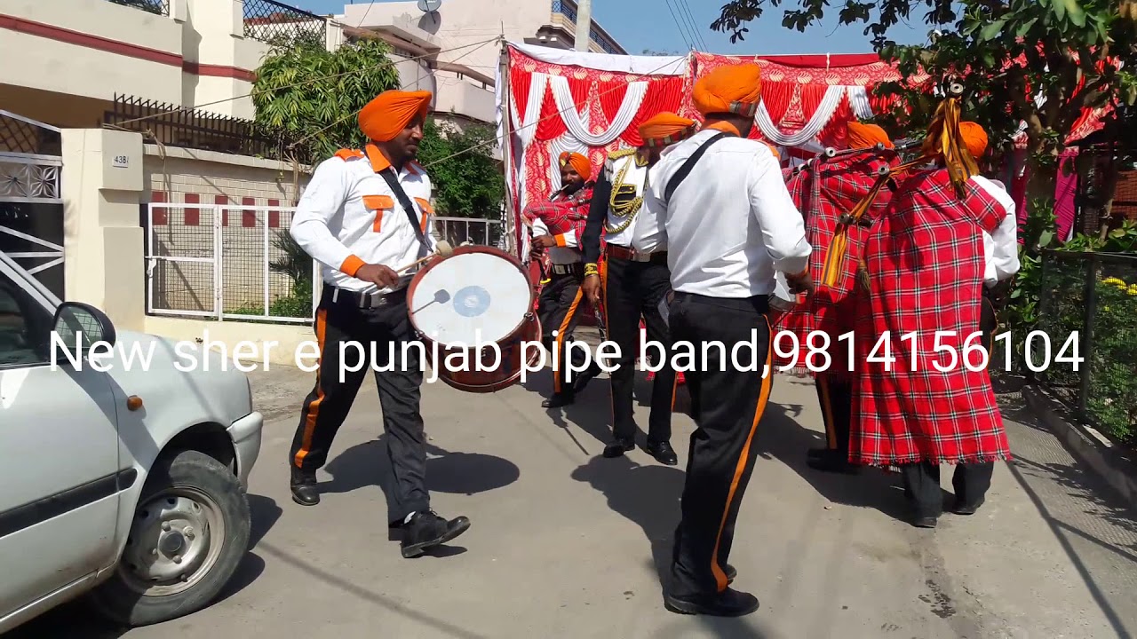 New sher e Punjab pipe band... 9814156104 ,9988911136