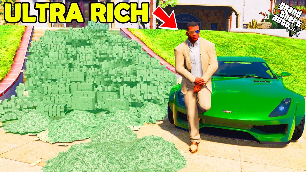 Frankiln Become ULTRA RICH in Los Santos and Found His House full of MONEY in GTA 5