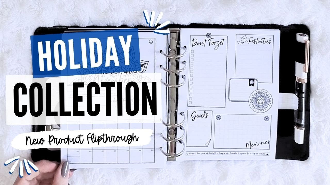 Holiday Collection Flipthrough | Lights Planner Action Holiday Planners & Memory Keepers