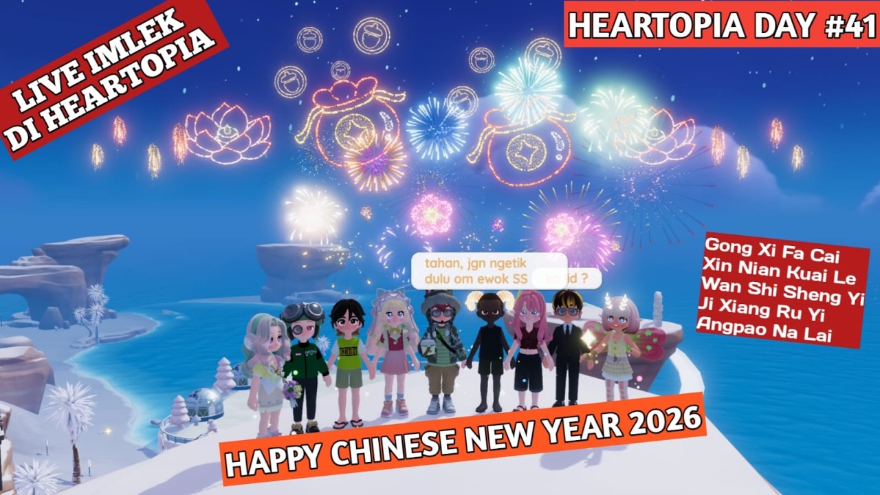 Gong Xi Fa Cai Imlek di Heartopia Day#41