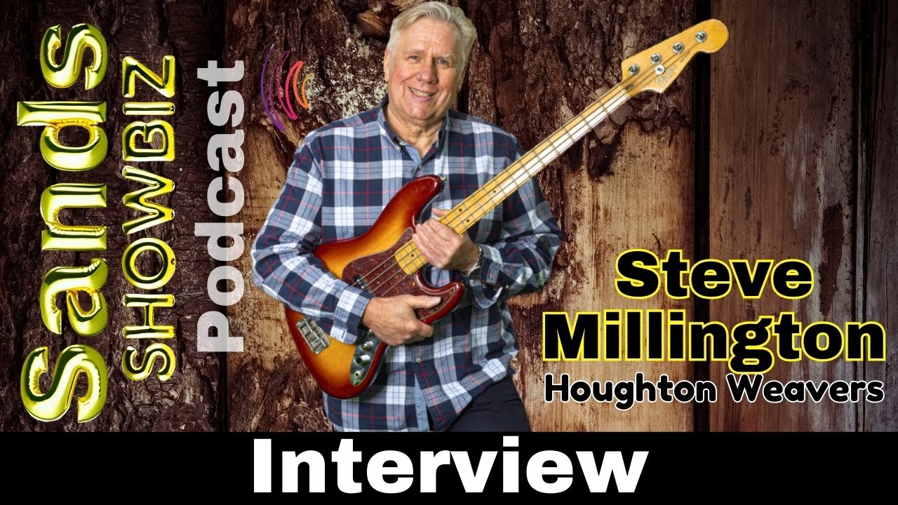 Steve Millington of the Houghton Weavers chats with Nigel Clarkson