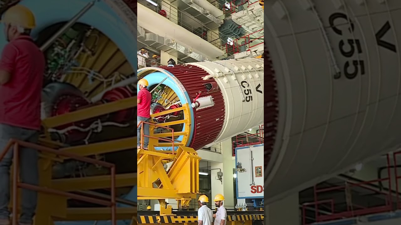 PSLV-C55 Rocket 🚀 For Assembling  🇮🇳 ISRO 🇮🇳 #shorts