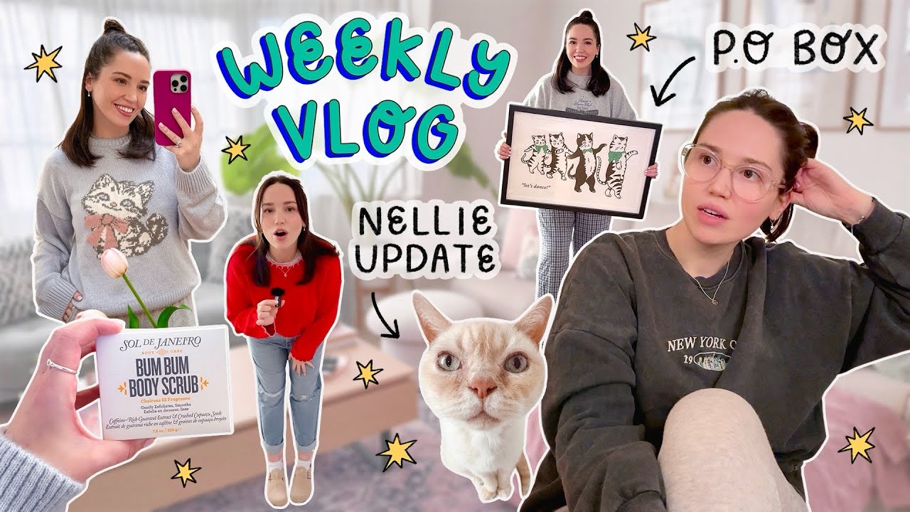 WEEKLY VLOG 26 ✨ An update on Nellie - where is he? P.O box haul + trying new food!