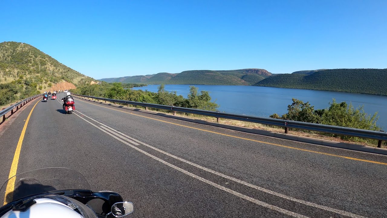 Day 2:13 South Africa cross country Harley Davidson 2020, scenic landscapes, Potholes 4K