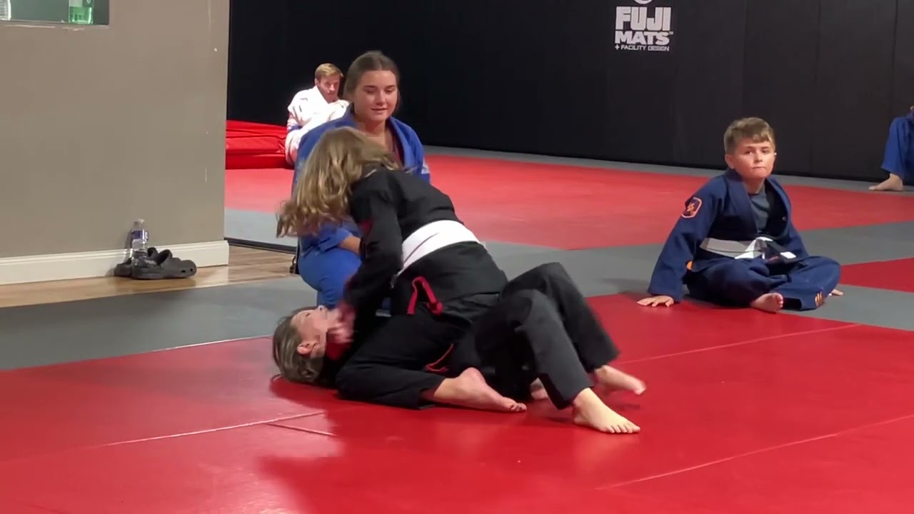 Liv Pyles training Jiu-jitsu at Category 5 in Hurricane, WVa 7.31.23