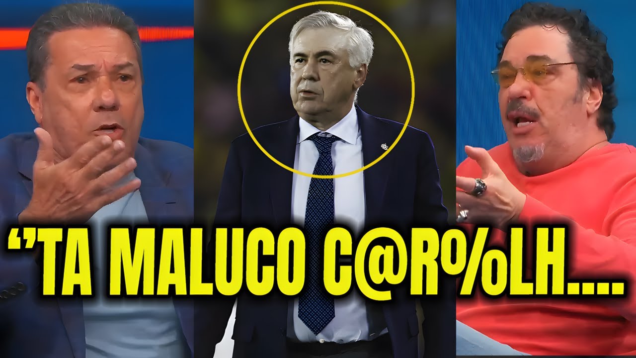 🔥DEBATE EXPLOSIVO! GALVÃO E AMIGOS DISCUTEM ANCELOTTI E NEYMAR