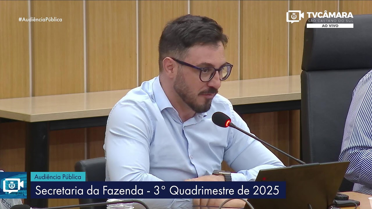 Audiência Pública - Secretaria Municipal da Fazenda - 3° Quadrimestre de 2025