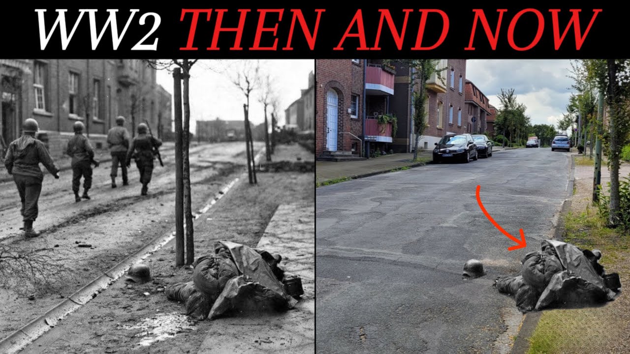 🔴 THEN and NOW: The Most Poignant Pictures from WWII
