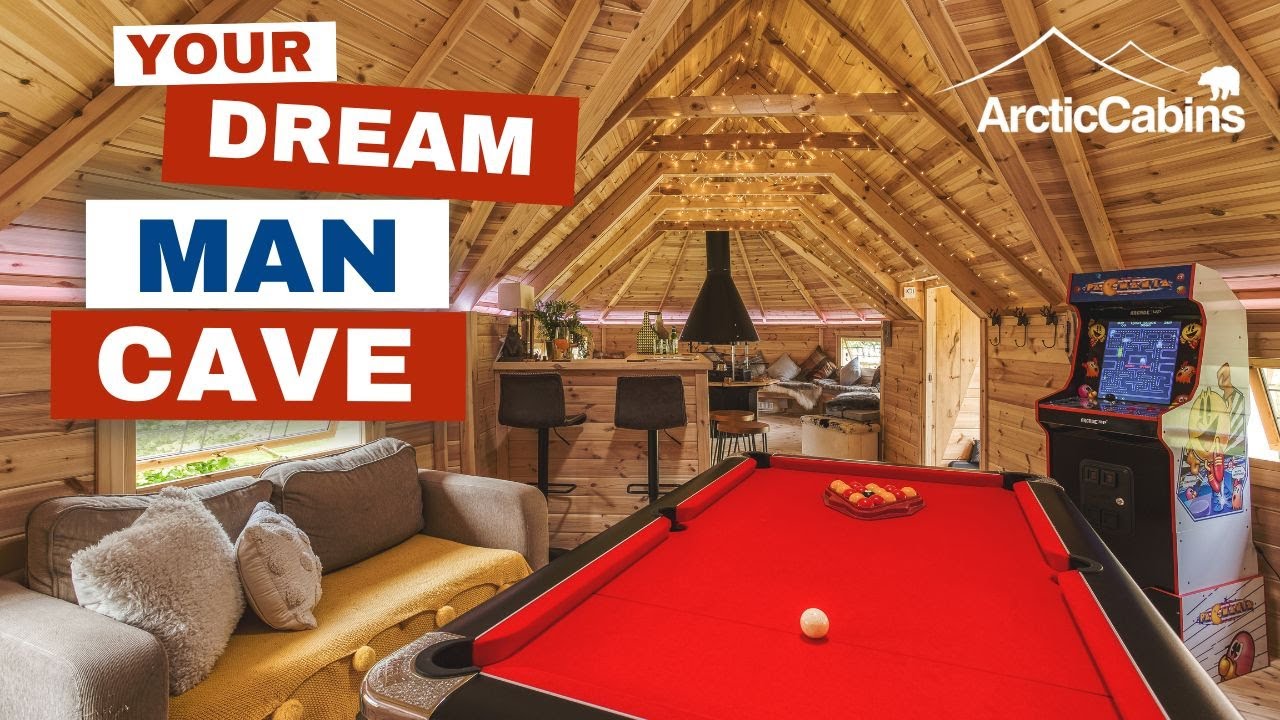 The Ultimate Man Cave | Tom’s Arctic Cabin Pub & Entertainment Space