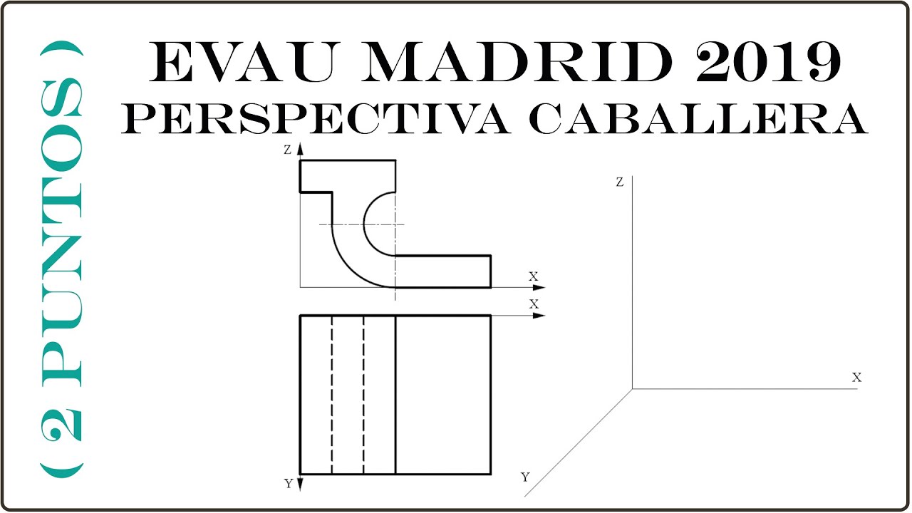 Evau Junio 2019 DIBUJO- Madrid - Ejercicio B3- Perspectiva caballera