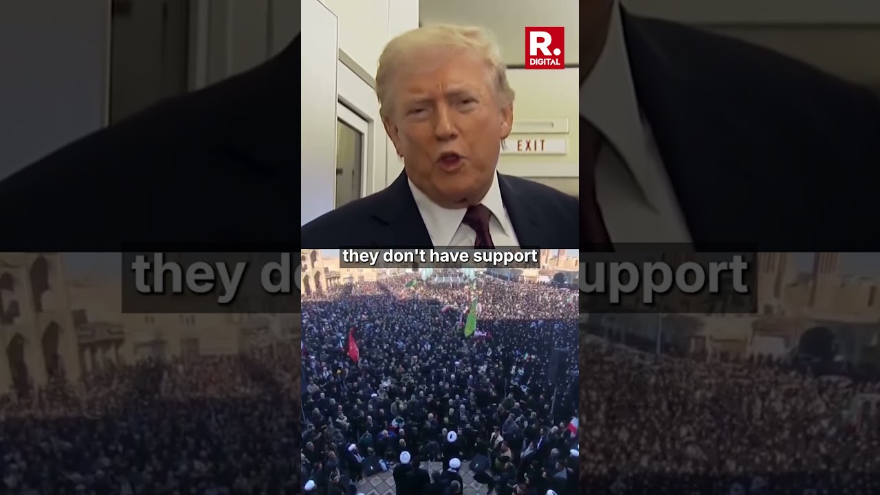 Trump Calls Pro Khamenei Rally Images 'Totally AI Generated'